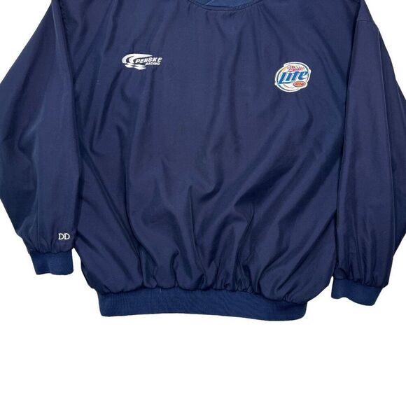 Vintage Vantage Men's Penske Racing Miller Lite Embroidered Windbreaker - Picture 4 of 12